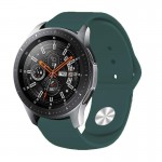 Ремешок TPU BeCover для Samsung Watch 46mm 3 45mm Gear S3 Classic S3 Frontier Dark/Green (706326)