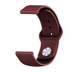 Ремешок TPU BeCover для Xiaomi iMi KW66 Mi Watch Color Haylou LS01 LS02 Dark/Red (706349)