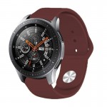 Ремешок TPU BeCover для Xiaomi iMi KW66 Mi Watch Color Haylou LS01 LS02 Dark/Red (706349)