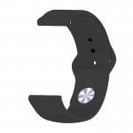 Ремешок TPU BeCover для Xiaomi iMi KW66 Mi Watch Color Haylou LS01 LS02 Black (706356)