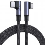 Кабель Type-C-Type-C Ugreen US335 90° 100W 2m Gray (70698)