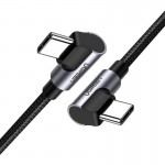 Кабель Type-C-Type-C Ugreen US335 90° 100W 2m Gray (70698)