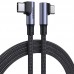 Кабель Type-C-Type-C Ugreen US335 90° 100W 2m Gray (70698)