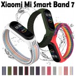 Ремешок Nylon Style BeCover для Xiaomi Mi Band 7 Red Rainbow (707669)
