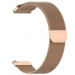 Браслет Metal Milanese Style BeCover для Samsung 20mm Watch 5 4 40 44mm 42mm Active 2 40 44mm 3 41mm Gear S2 Classic Sport Brown (707672)