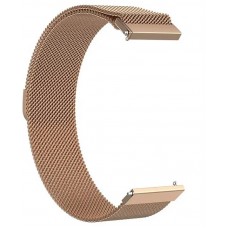 Браслет Metal Milanese Style BeCover для Samsung 20mm Watch 5 4 40 44mm 42mm Active 2 40 44mm 3 41mm Gear S2 Classic Sport Brown (707672)
