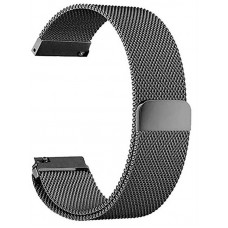 Браслет Metal Milanese Style BeCover для Samsung 20mm Watch 5 4 40 44mm 42mm Active 2 40 44mm 3 41mm Gear S2 Classic Sport Gray (707673)