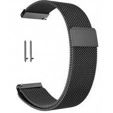 Браслет Metal Milanese Style BeCover для Samsung 20mm Watch 5 4 40 44mm 42mm Active 2 40 44mm 3 41mm Gear S2 Classic Sport Gray (707673)