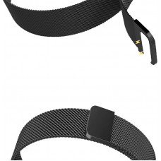 Браслет Metal Milanese Style BeCover для Samsung 20mm Watch 5 4 40 44mm 42mm Active 2 40 44mm 3 41mm Gear S2 Classic Sport Gray (707673)