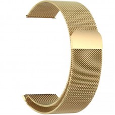 Браслет Metal Milanese Style BeCover для Samsung 20mm Watch 5 4 40 44mm 42mm Active 2 40 44mm 3 41mm Gear S2 Classic Sport Gold (707674)