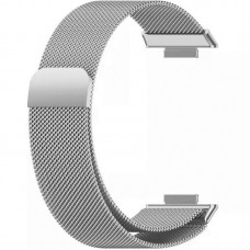Браслет Metal Milanese Style BeCover для Samsung 20mm Watch 5 4 40 44mm 42mm Active 2 40 44mm 3 41mm Gear S2 Classic Sport Silver (707675)