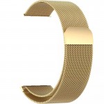 Браслет Metal Milanese Style BeCover для Xiaomi Amazfit Bip 20mm Lite Bip S Lite GTR 42mm GTS TicWatch S2 E GTS 3 GTS 2 mini Gold (707682)