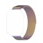 Браслет Metal Milanese Style BeCover для Xiaomi Amazfit Bip 20mm Lite Bip S Lite GTR 42mm GTS TicWatch S2 E GTS 3 GTS 2 mini Rainbow (707686)