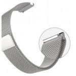 Браслет Metal Milanese Style BeCover для Xiaomi Stratos 2 2S 3 Amazfit GTR 2 GTR 47mm GTR Lite 47mm Nexo Pace GTR 3 Pro 22mm Silver (707731)