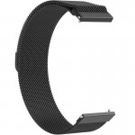 Браслет Metal Milanese Style BeCover для Samsung Watch 4 Classic 42 22mm 46mm 46mm 3 45mm Gear S3 Classic S3 Frontier Black (707783)