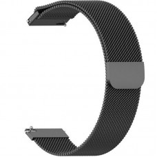 Браслет Metal Milanese Style BeCover для Samsung Watch 4 Classic 42 22mm 46mm 46mm 3 45mm Gear S3 Classic S3 Frontier Black (707783)