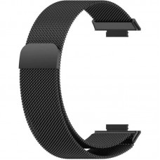 Браслет Metal Milanese Style BeCover для Samsung Watch 4 Classic 42 22mm 46mm 46mm 3 45mm Gear S3 Classic S3 Frontier Black (707783)