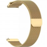 Браслет Metal Milanese Style BeCover для Samsung Watch 4 Classic 42 22mm 46mm 46mm 3 45mm Gear S3 Classic S3 Frontier Gold (707786)