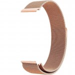 Браслет Metal Milanese Style BeCover для Samsung Watch 4 Classic 42 22mm 46mm 46mm 3 45mm Gear S3 Classic S3 Frontier Rose/Gold (707788)