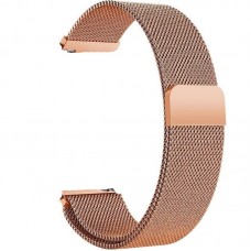Браслет Metal Milanese Style BeCover для Samsung Watch 4 Classic 42 22mm 46mm 46mm 3 45mm Gear S3 Classic S3 Frontier Rose/Gold (707788)