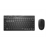 Комплект клавиатура + мышь Rapoo 8000M Wireless Black