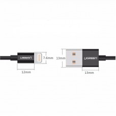 Кабель USB-Lightning Ugreen US155 2m Black (80823)