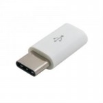 Переходник MicroUSB-Type-C Atcom White
