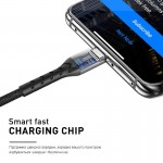 Кабель Luxe Cube Kevlar USB-Lightning 1.2m Violet (8886668686341)
