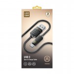 Кабель Luxe Cube Premium USB-Type-C 1m Grey (8889996899667)