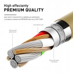 Кабель Luxe Cube Premium USB-Type-C 1m Grey (8889996899667)