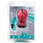 Мышь Wireless Logitech M235 (910-002496) Red USB