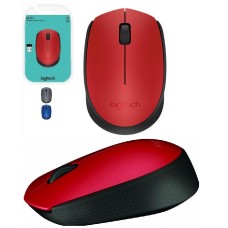 Мышь Wireless Logitech M171 (910-004641) Black/Red USB