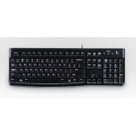 Клавиатура Logitech K120 Black USB for Business Укр (920-002643)