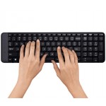 Комплект клавиатура + мышь Wireless Logitech MK220 Black USB (920-003168)