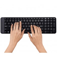 Комплект клавиатура + мышь Wireless Logitech MK220 Black USB (920-003168)