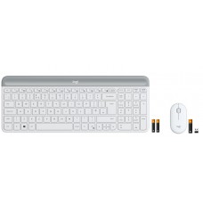 Комплект клавиатура + мышь Wireless Logitech MK470 White USB (920-009205)
