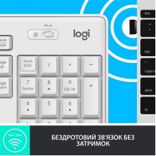 Комплект клавиатура + мышь Wireless Logitech MK295 Combo White USB (920-009824)