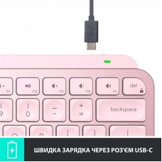 Клавиатура Wireless Logitech MX Keys Mini Illuminated UA Rose (920-010500)