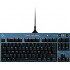 Клавиатура Logitech G PRO Mechanical Keyboard League of Legends Edition - LOL-WAVE2 Blue (920-010537)