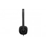 Наушники гарнитура накладные Logitech H151 Stereo Black (981-000589)