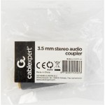 Адаптер Audio Aux 3.5мм-3.5мм Cablexpert Black (A-3.5FF-01)