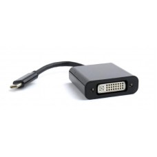 Адаптер Type-C-DVI 3.1 Cablexpert 0.15m Black