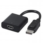 Адаптер DisplayPort-HDMI 002 Cablexpert 0.1m Black