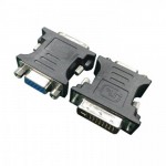 Адаптер DVI-A-VGA 15 pin Cablexpert Black