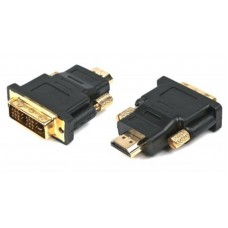 Адаптер HDMI-DVI позол. контакты Cablexpert Black