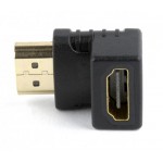 Адаптер HDMI-HDMI угол 90 градусов Cablexpert Black