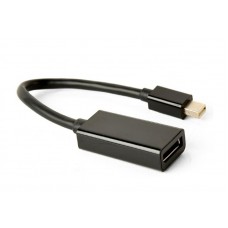 Адаптер MiniDisplayPort-DisplayPort Cablexpert 0.15m Black (A-mDPM-DPF4K-01)