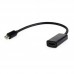 Адаптер MiniDisplayPort-HDMI Cablexpert 0.15m Black