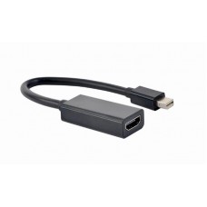 Адаптер MiniDisplayPort-HDMI Cablexpert 0.15m Black (A-mDPM-HDMIF4K-01)