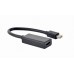 Адаптер MiniDisplayPort-HDMI Cablexpert 0.15m Black (A-mDPM-HDMIF4K-01)